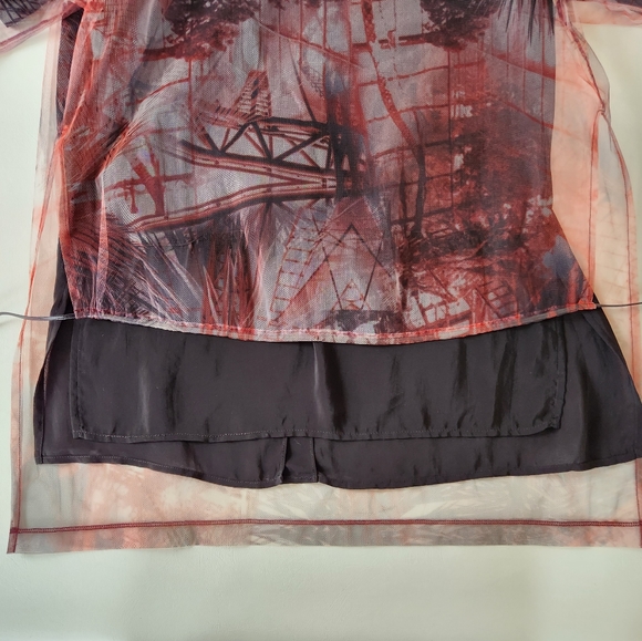 Demoo parkchoonmoo Mesh Overlay top - Picture 8 of 12